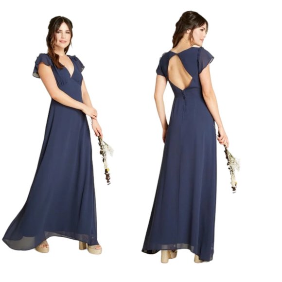 NEW ModCloth You're Flowing Places Maxi Dress in Mauve Rose - Picture 2 of 12